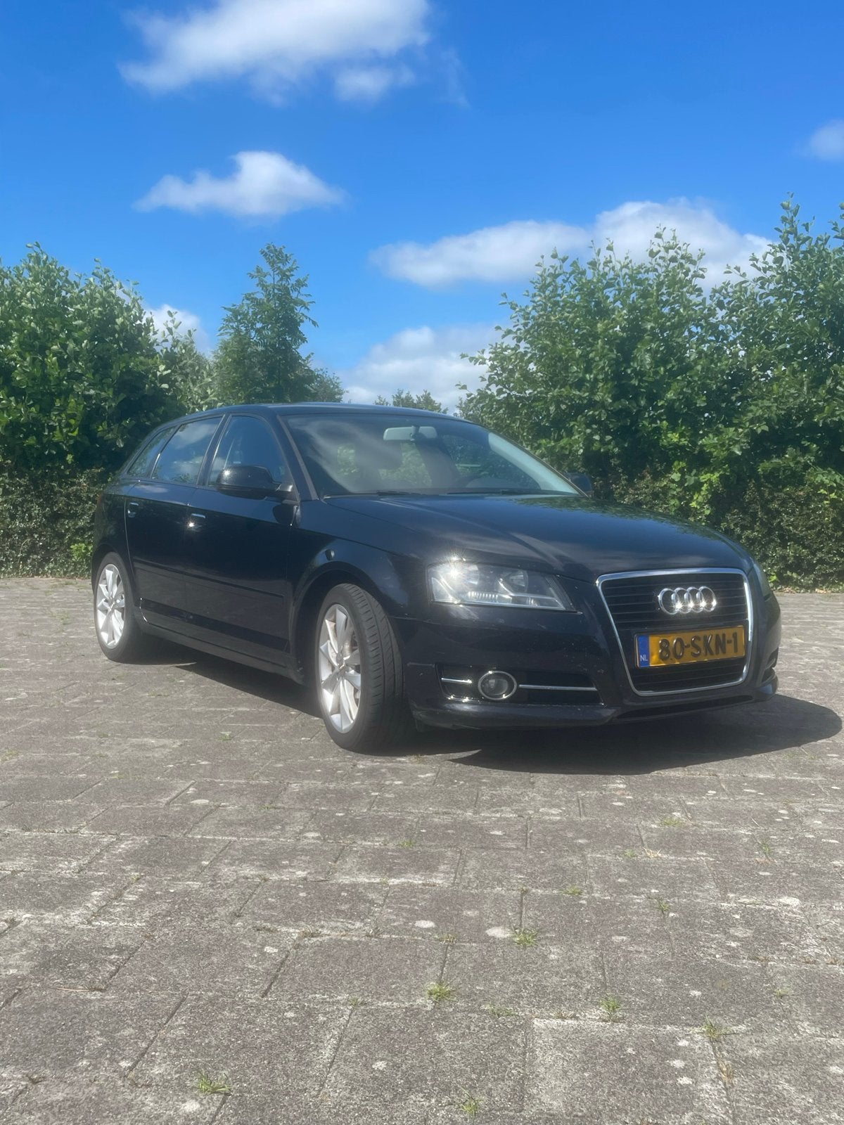 Audi A3 2.0 TDI 103KW Sportback 2011 Zwart, Auto's, Voorwielaandrijving, 4 cilinders, Origineel Nederlands, 140 €/maand