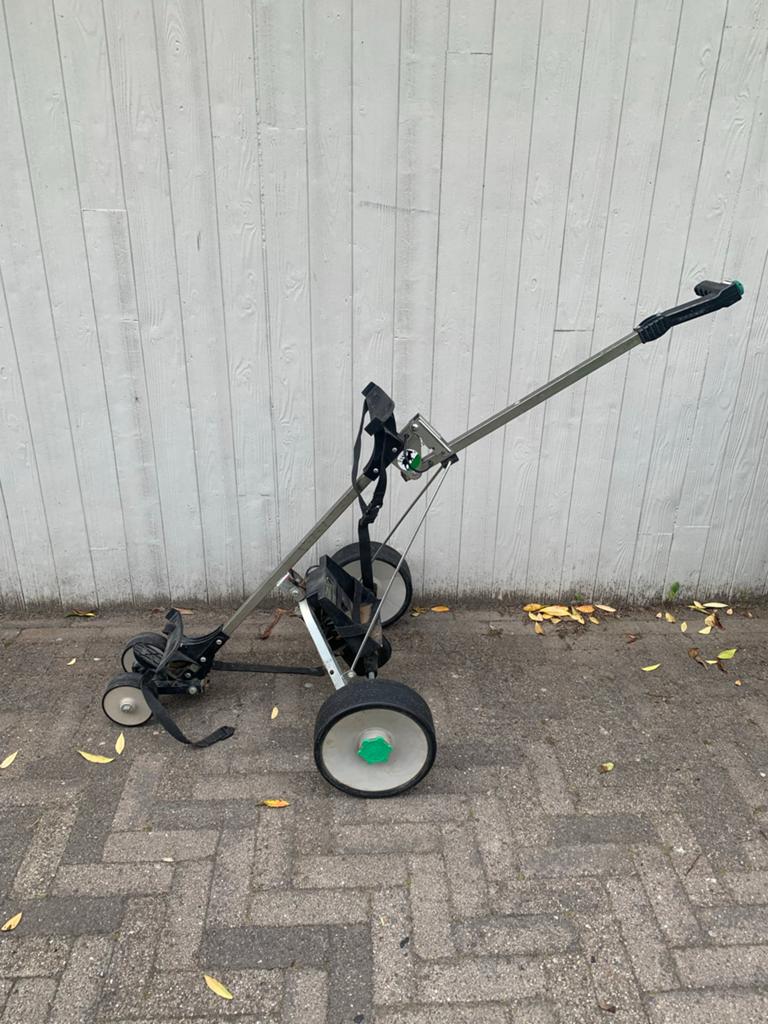 Hillbilly Compact Light golftrolley - Onverwoestbaar!, Ophalen, Gebruikt, Golfkar, Overige merken