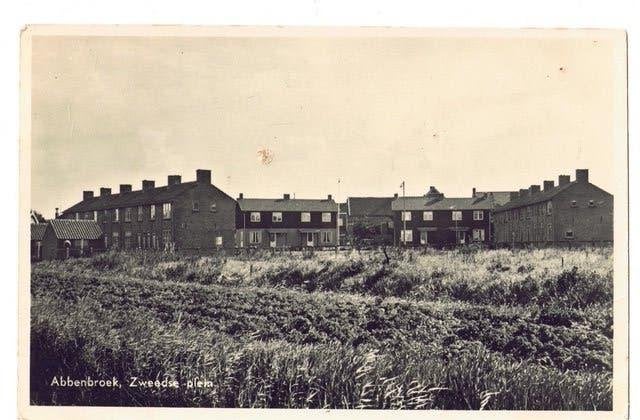 Abbenbroek Zweedse plein, Verzamelen, Verzenden, 1940 tot 1960, Gelopen, Zuid-Holland