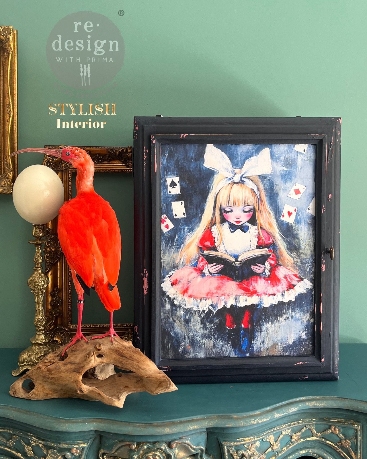 Hangkastje alice in wonderland, Huis en Inrichting, Kasten | Overige, Ophalen of Verzenden