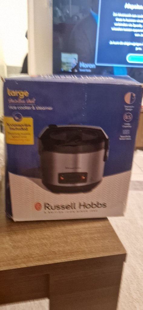 Russell Hobbs Rijstkoker – handleiding + doos, Ophalen of Verzenden, Gebruikt