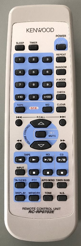 Kenwood afstandsbediening RC-RP0702E {3934}, Audio, Tv en Foto, Afstandsbedieningen, Ophalen of Verzenden, Gebruikt