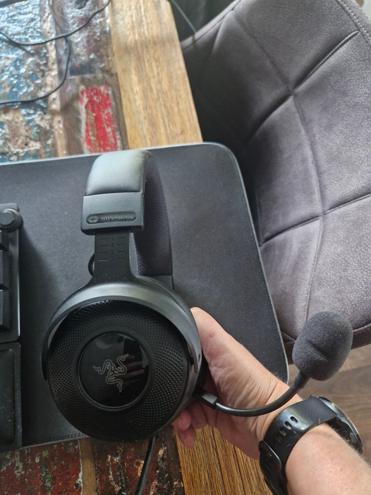 Razer Kraken V3 Hypersense Gaming Headset, Audio, Tv en Foto, Koptelefoons, Gaming, Ophalen of Verzenden, Zo goed als nieuw, Razer