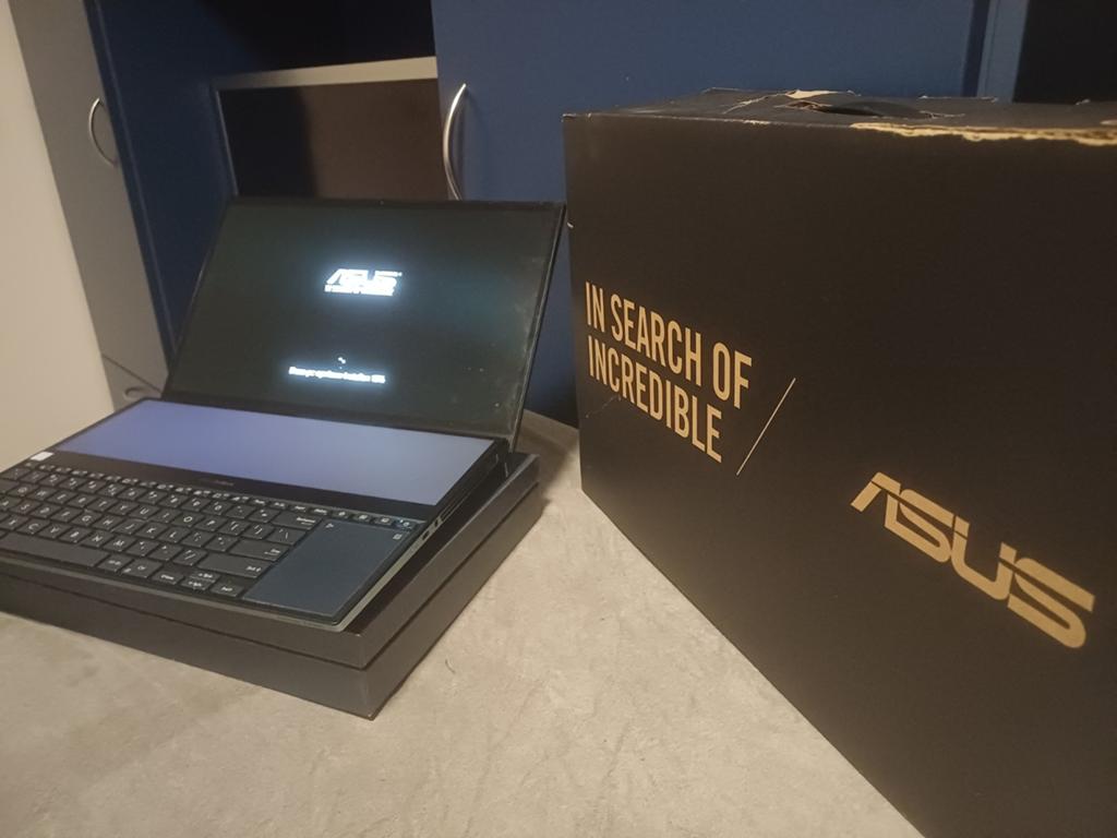 ASUS ZenBook Pro Duo UX581G met doos en oplader, Computers en Software, Windows Laptops, HDD, Qwerty, ASUS, Ophalen of Verzenden