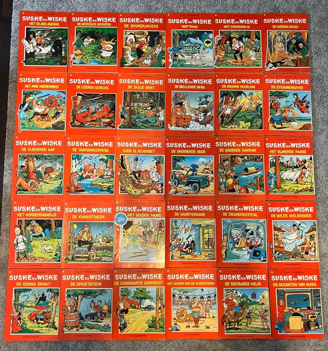 Bundel Suske en Wiske albums, Meerdere stripboeken, Ophalen of Verzenden, Gelezen