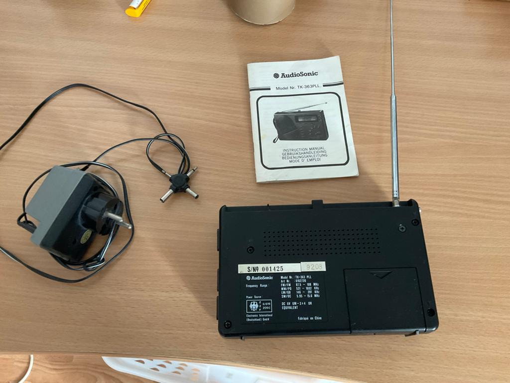 Audiosonic TK-363PLL Digitale Wereldontvanger Radio, Audio, Tv en Foto, Radio's, Ophalen of Verzenden, Gebruikt, Wereldontvanger