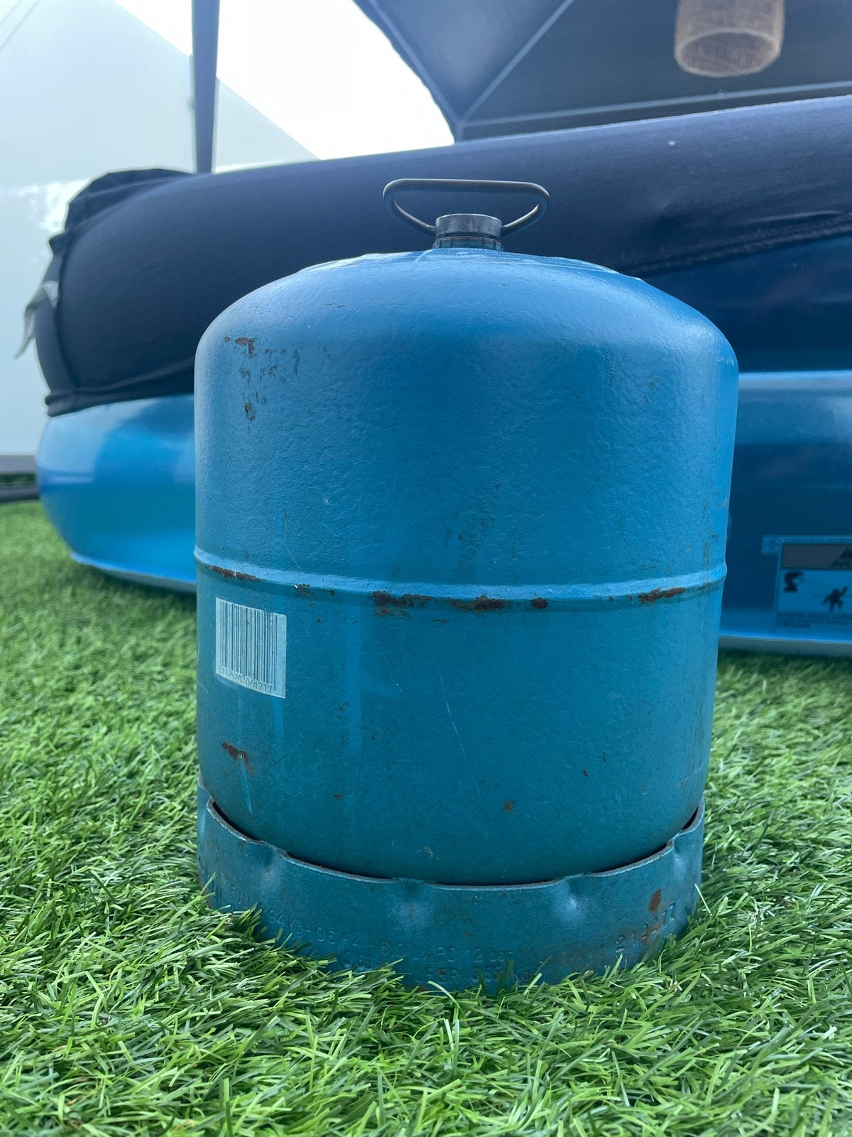 Campingaz gasfles - 2.75 kg butaan LEEG 2 STUKS HERVULBAAR, Caravans en Kamperen, Kampeeraccessoires, Ophalen, Gebruikt