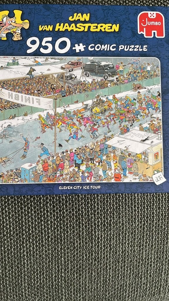 Van Haasteren 950 stukjes Elfstedentocht, Ophalen of Verzenden, 500 t/m 1500 stukjes, Gebruikt, Legpuzzel