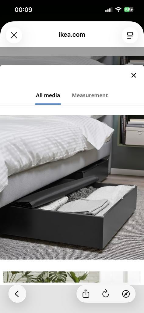 2x IKEA Opbergboxen vardö, Ophalen, Gebruikt