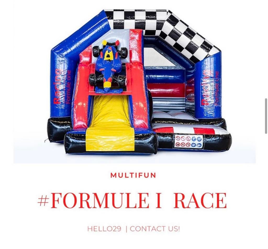 SPRINGKUSSEN MULTIFUN RACE TE HUUR/VERHUUR/HUREN!, Ophalen, Zo goed als nieuw, Overige