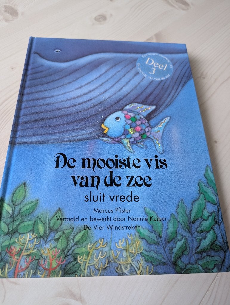 de mooiste vis van de zee sluit vrede, Ophalen of Verzenden, Zo goed als nieuw, Marcus Pfister, Fictie algemeen