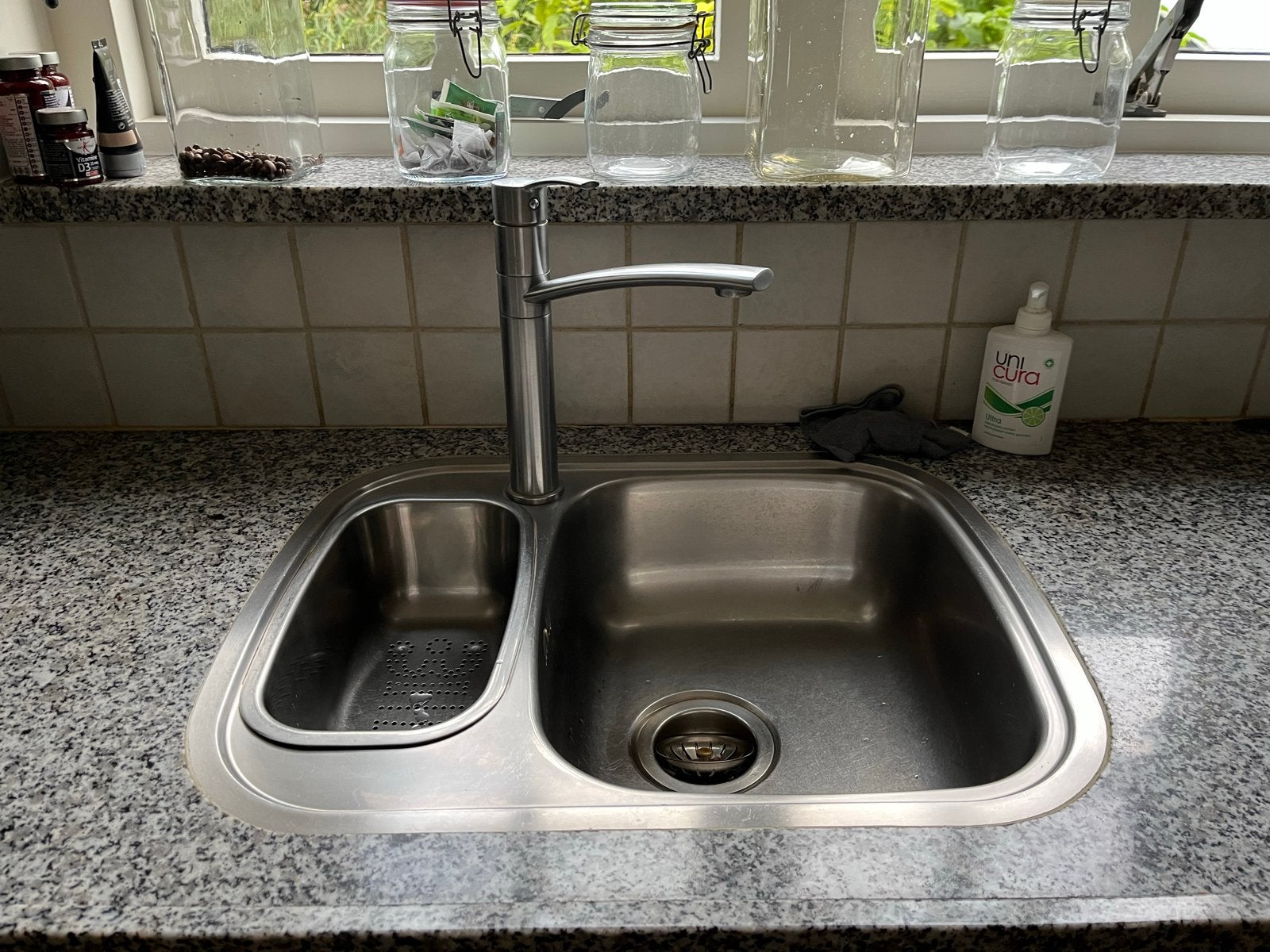 Granieten aanrechtblad eventueel met de rest van de keuken, Ophalen, Overige kleuren, Graniet of Steen, Enkelwandige keuken
