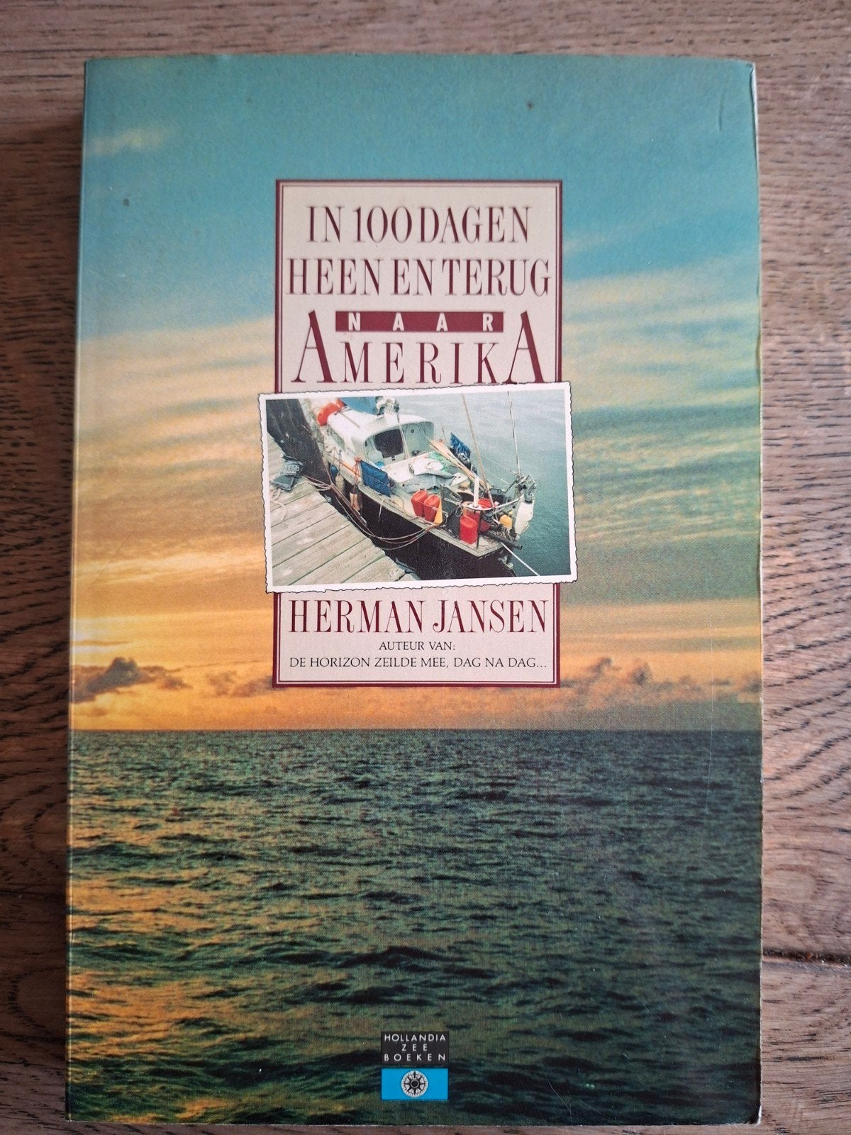 In 100 dagen heen en terug naar Amerika - Herman Jansen, Ophalen of Verzenden, Zo goed als nieuw, Europa