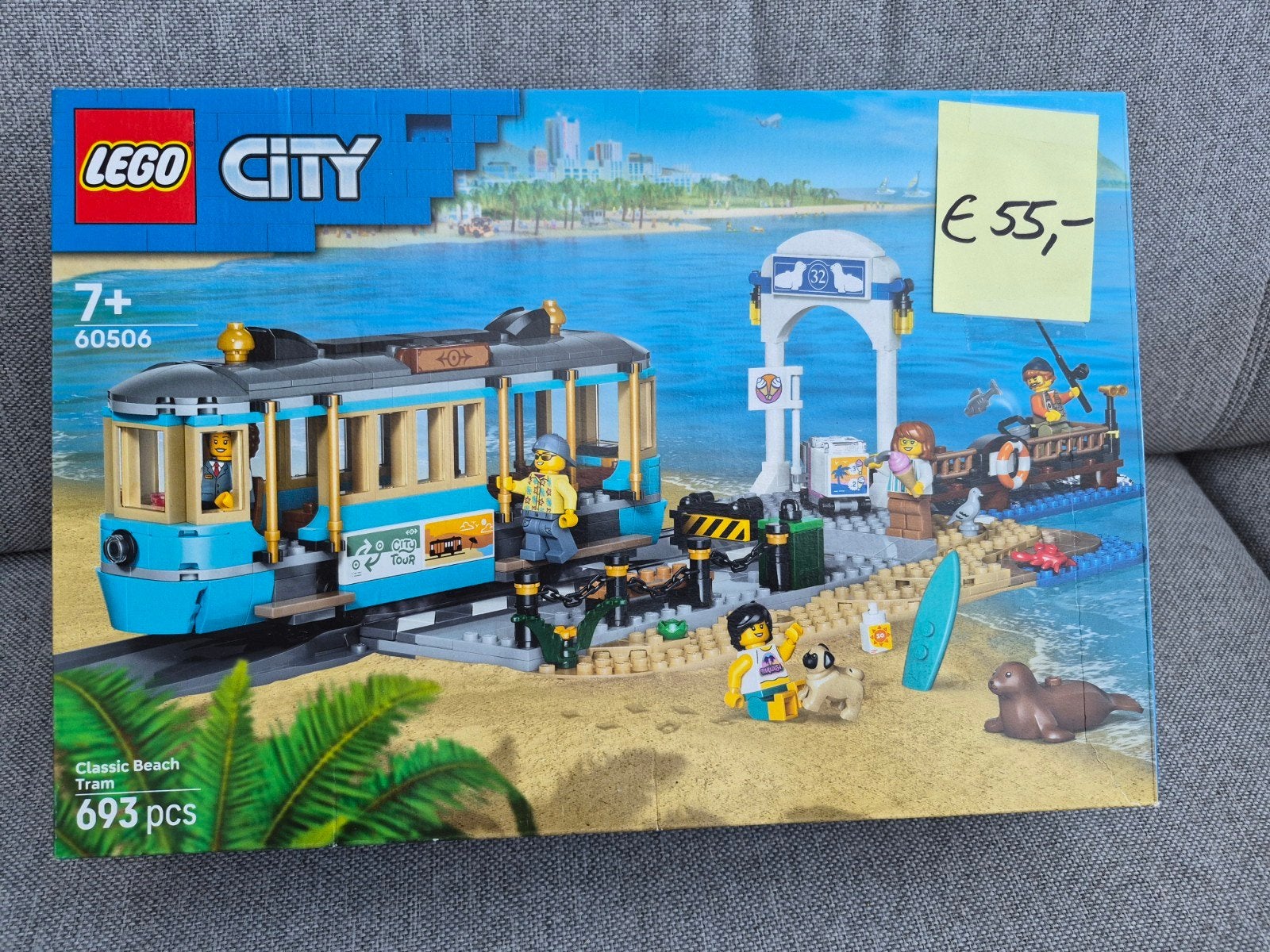 LEGO City 60506 Classic Beach Tram compleet, Ophalen of Verzenden