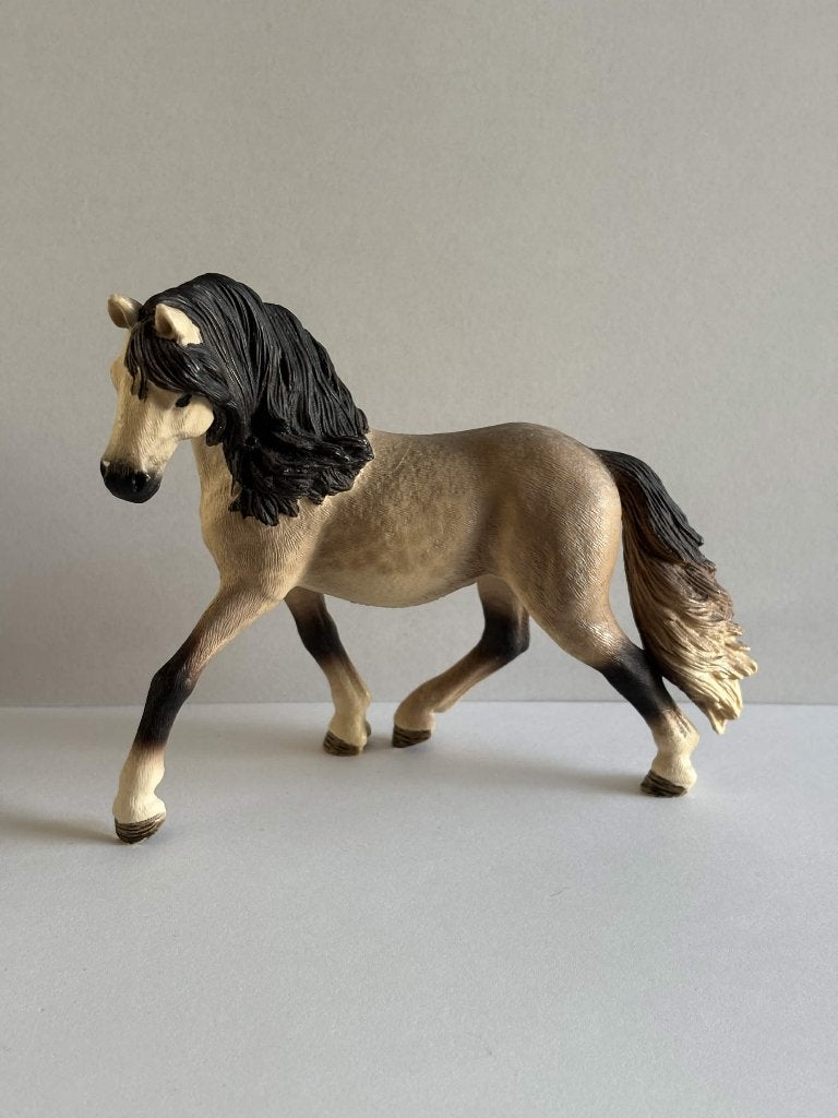Schleich Paard Merrie Andalusiërs 2014, Ophalen of Verzenden, Gebruikt, Dier