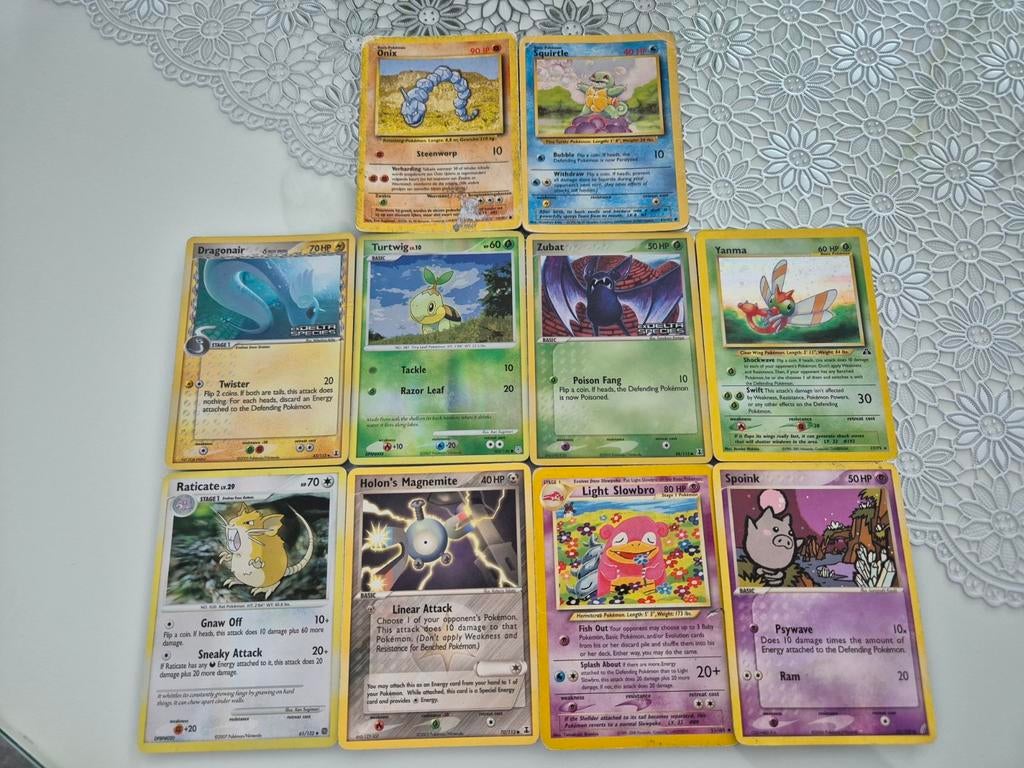 Diverse Pokémon Base Set Kaarten (Nog 2 Kaarten!), Ophalen of Verzenden, Gebruikt, Meerdere kaarten