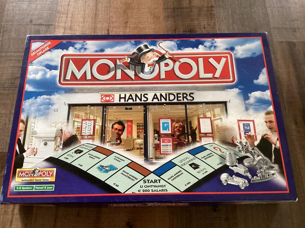 Monopoly 25 jaar Hans Anders nog nieuw, Ophalen of Verzenden, Nieuw
