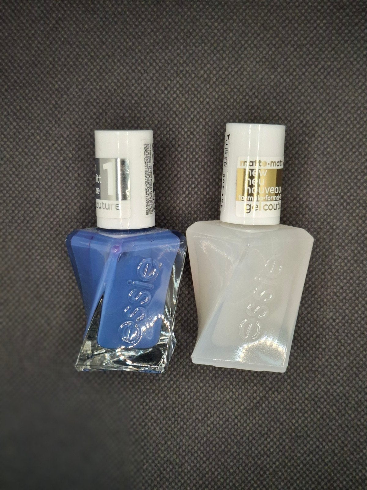 Essie Gel Couture nagellak set - Blauw & matte topcoat, Blauw, Nieuw, Ophalen of Verzenden, Handen en Nagels