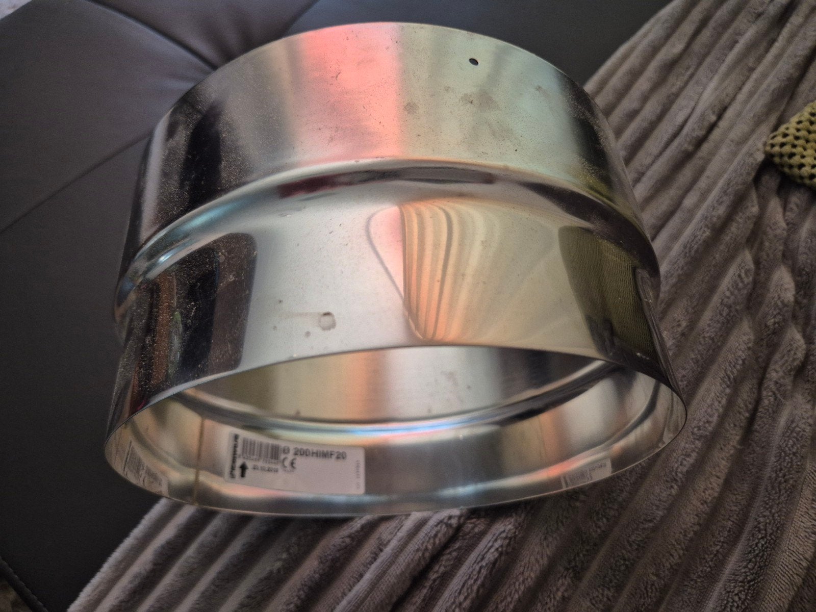 Nieuwe metalen afzuigkap aansluiting 200HMF20, Ophalen of Verzenden, Nieuw, Afzuiger