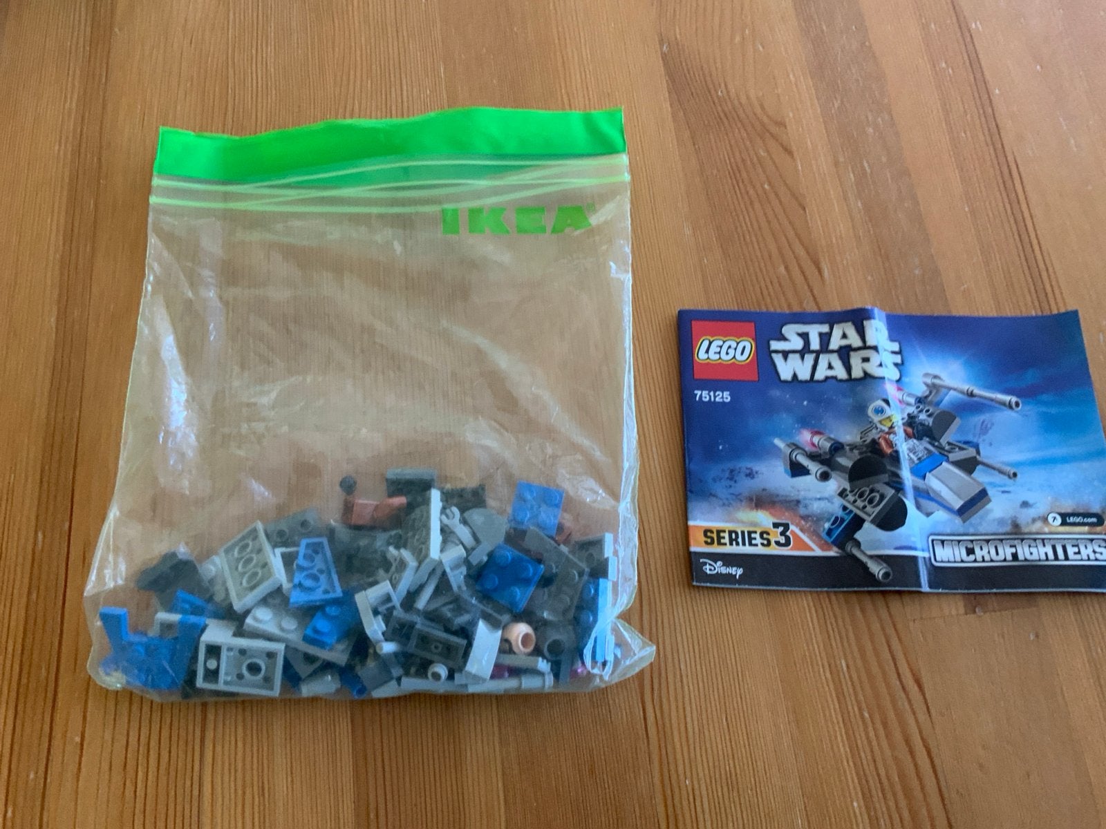 Lego Star Wars Microfighters 75125 X-Wing Fighter, Gebruikt, Star Wars, Lego, Ophalen of Verzenden