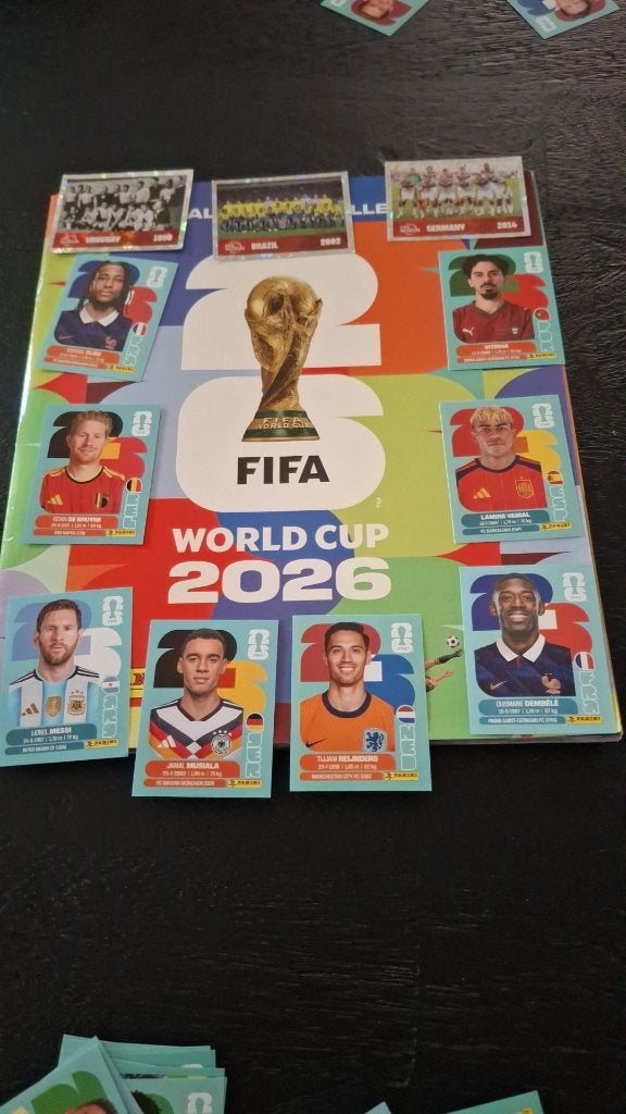 FIFA Worldcup 2026 Panini voetbal stickers (bijgewerkt), Ophalen of Verzenden, Nieuw, Meerdere kaarten
