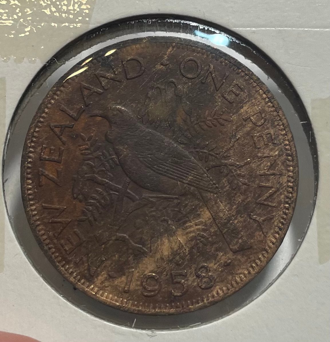 1 penny Nieuw Zeeland 1958, Ophalen of Verzenden