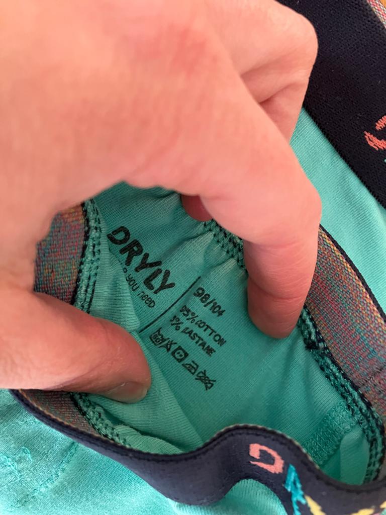 Dryly plaswekker ondergoed - 4 stuks, Ophalen of Verzenden, Zo goed als nieuw, Jongen of Meisje, Nacht- of Onderkleding