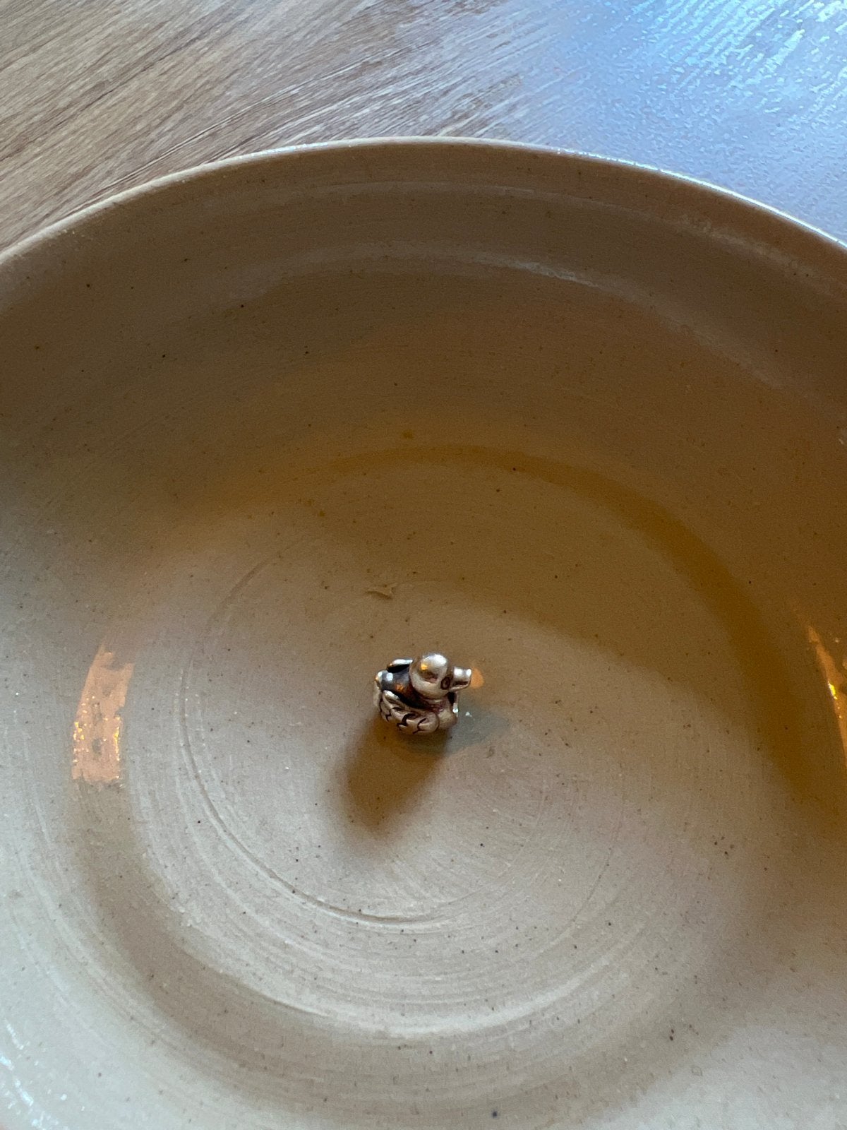 Zilveren Pandora bedel Eendje - S925 ALE, Overige merken, Ophalen of Verzenden, Zo goed als nieuw, 1 bedel