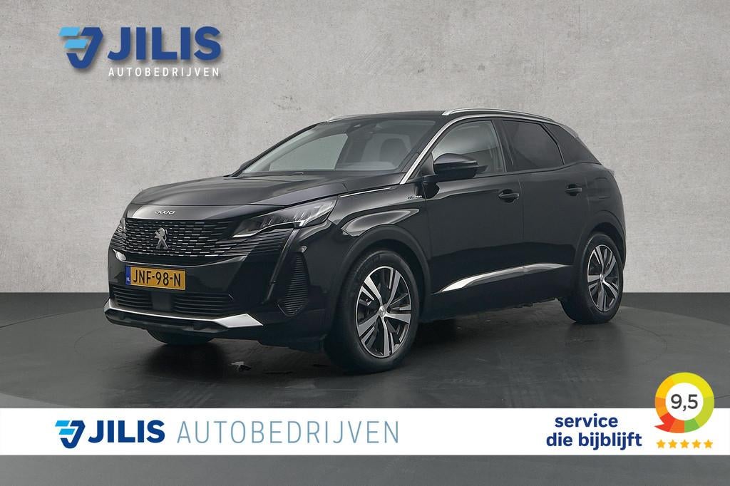 Peugeot 3008 1.6 HYbrid4 300 GT | Half leder | Stoelverwarmi, Auto's, Peugeot, Bedrijf, Te koop, 4x4, ABS, Achteruitrijcamera