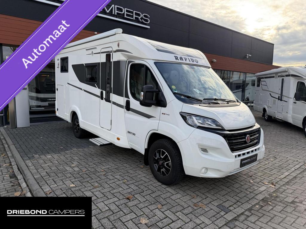 Rapido C55 9T-Automaat Enkele Bedden Lithium Omvormer Trekha, Caravans en Kamperen, Campers, Bedrijf, tot en met 3, Half-integraal