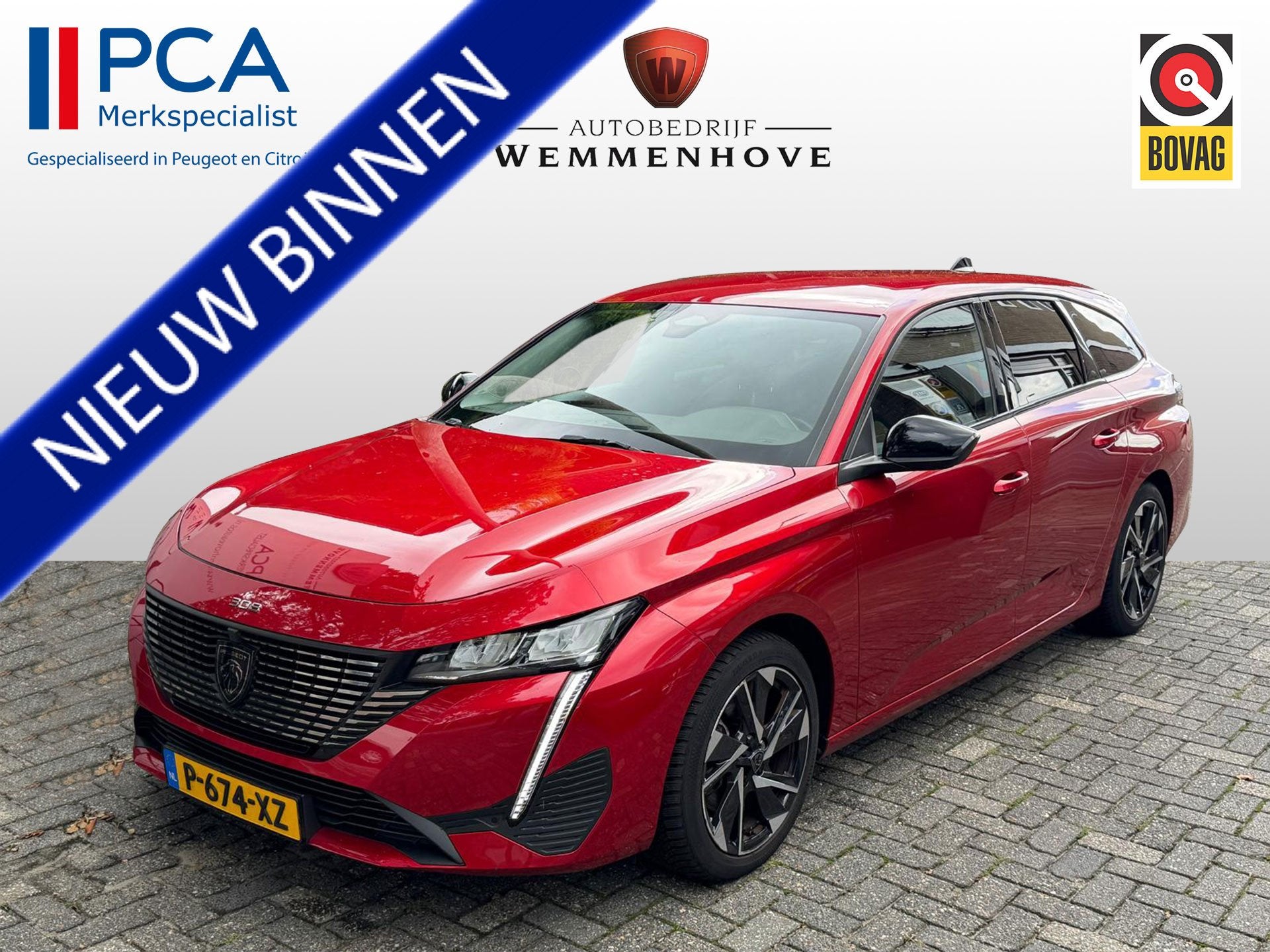 Peugeot 308 SW 1.2 PureTech Allure Pack Business (bj 2022), Auto's, 1199 cc, Leder en Stof, Origineel Nederlands, Handgeschakeld