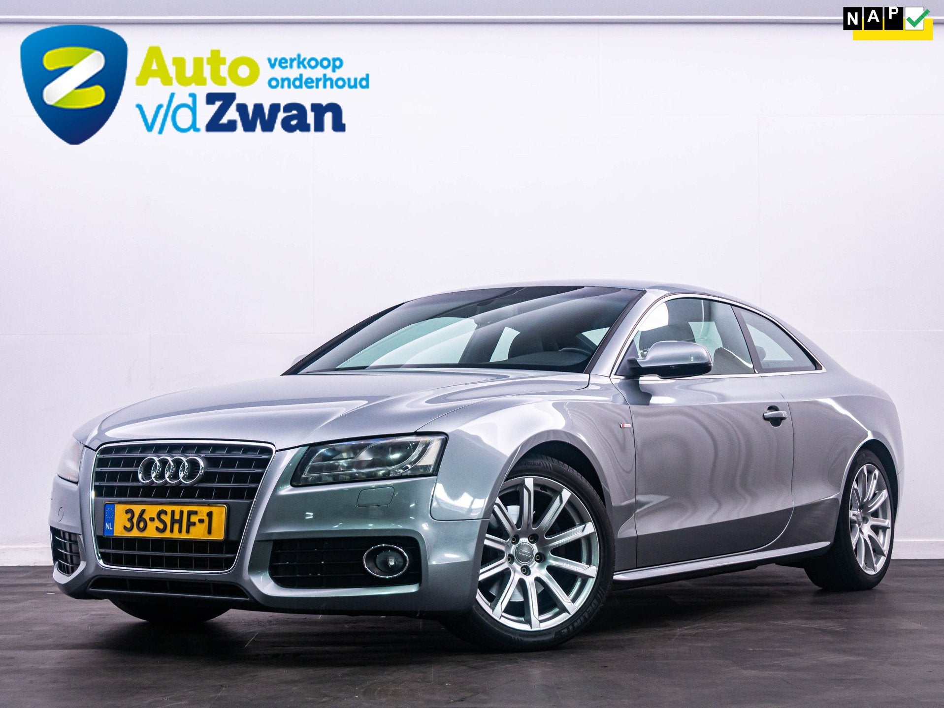 Audi A5 Coupé 1.8 TFSI 2 X S-line ABT Leder/Navi/NL-Auto/NA, Auto's, Voorwielaandrijving, Euro 5, Gebruikt, 4 cilinders