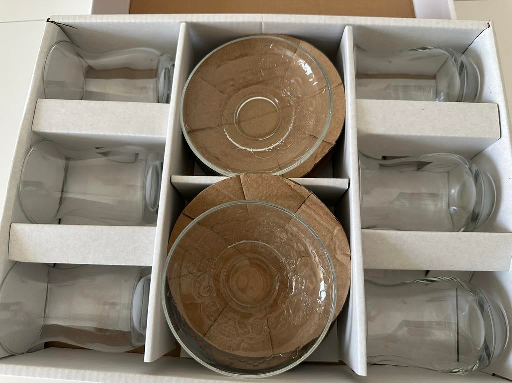 Turkse thee glazen 6 stuks, Ophalen of Verzenden, Nieuw, Overige typen