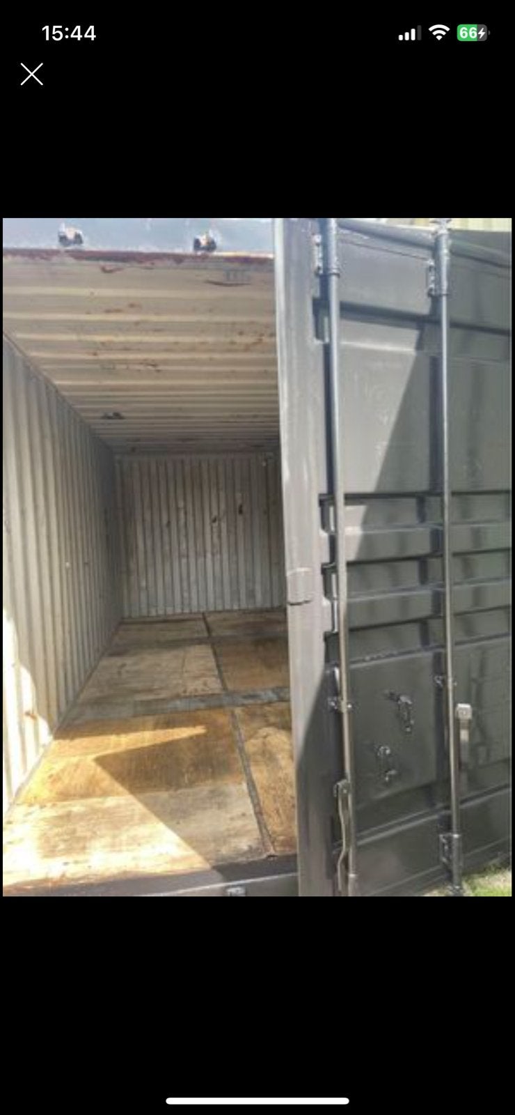 Ruimte te huur /geïsoleerde opslagcontainer 40ft,, Ophalen of Verzenden