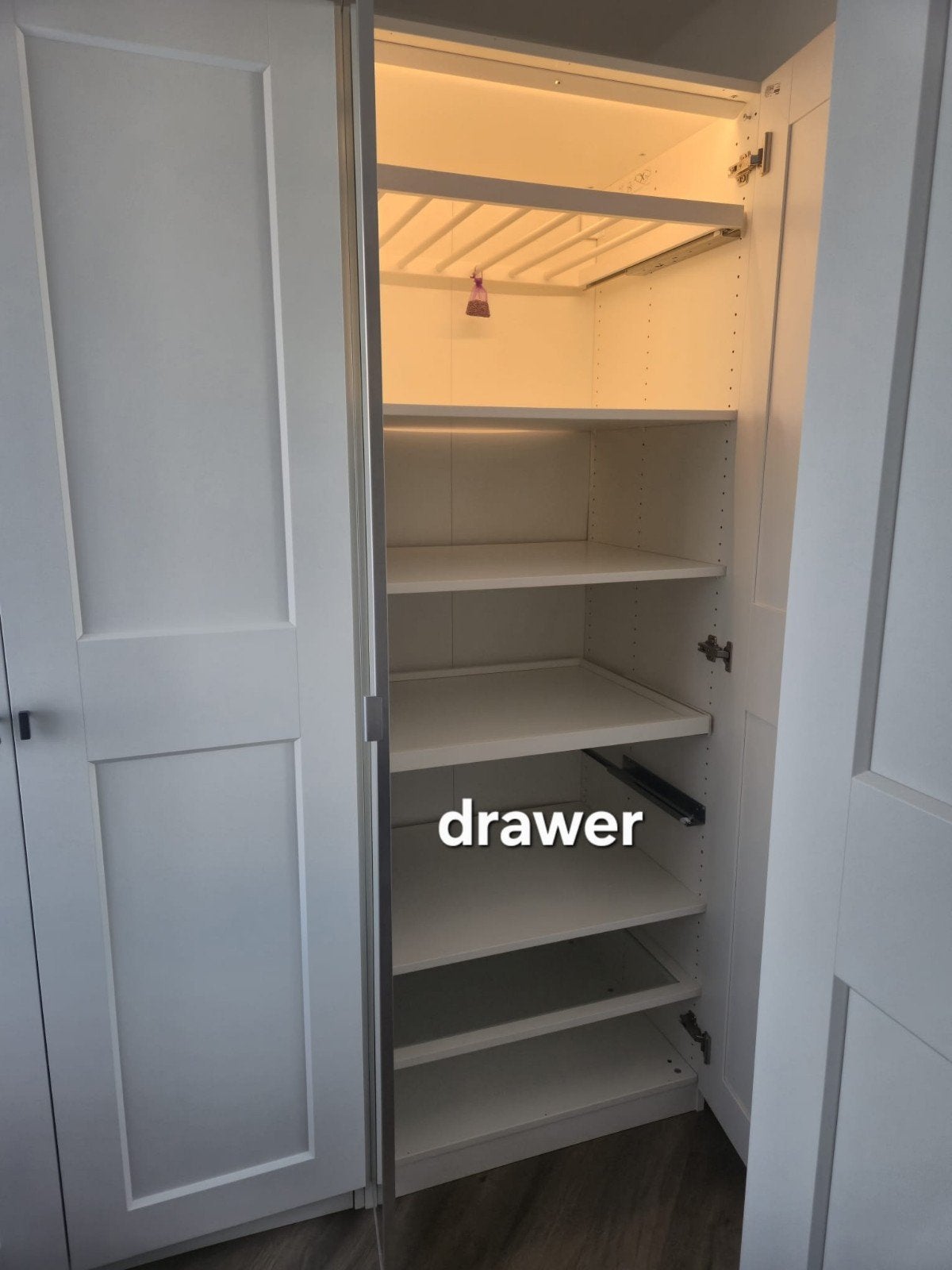 Ikea PAX 100x60x201 / 75x60x201, 200 cm of meer, Zo goed als nieuw, Met deur(en), 50 tot 75 cm