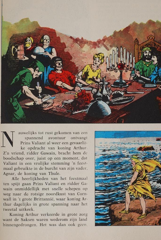 Het grote Prins Valiant boek (1966), Boeken, Stripboeken, Eén stripboek, Verzenden, Zo goed als nieuw