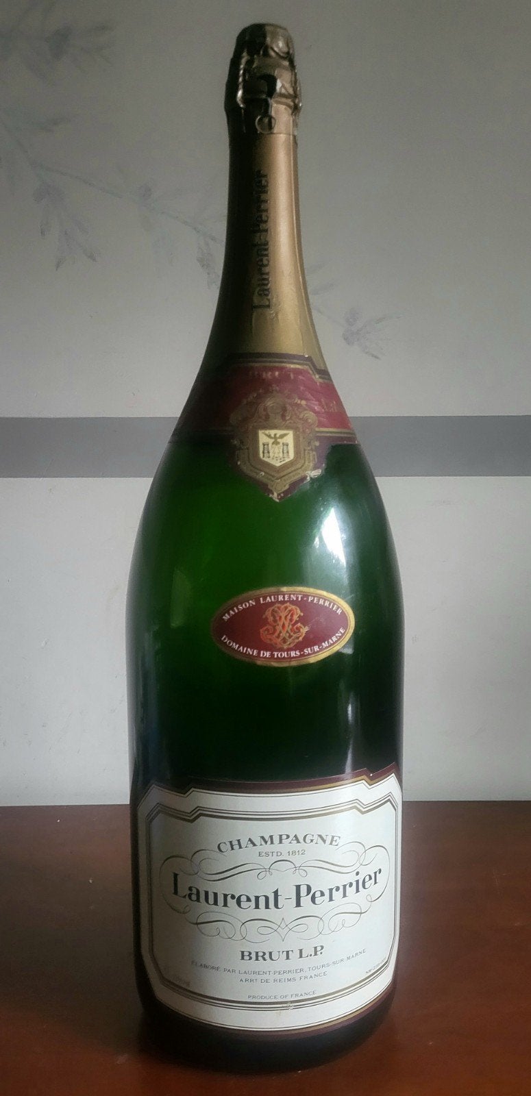 Dummy !Laurent-Perrier Brut LP Mathusalem Champagne 6L, Ophalen of Verzenden, Zo goed als nieuw, Frankrijk, Champagne