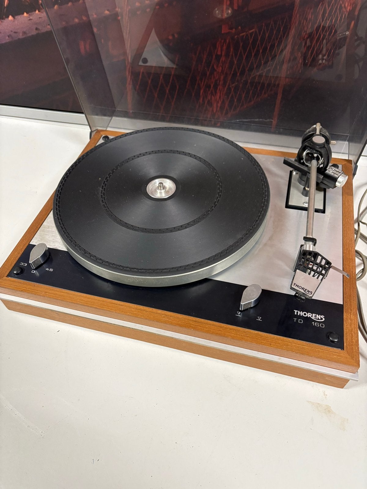 Thorens TD 160 Platenspeler - Klassieke Hifi, Ophalen, Gebruikt, Platenspeler, Thorens