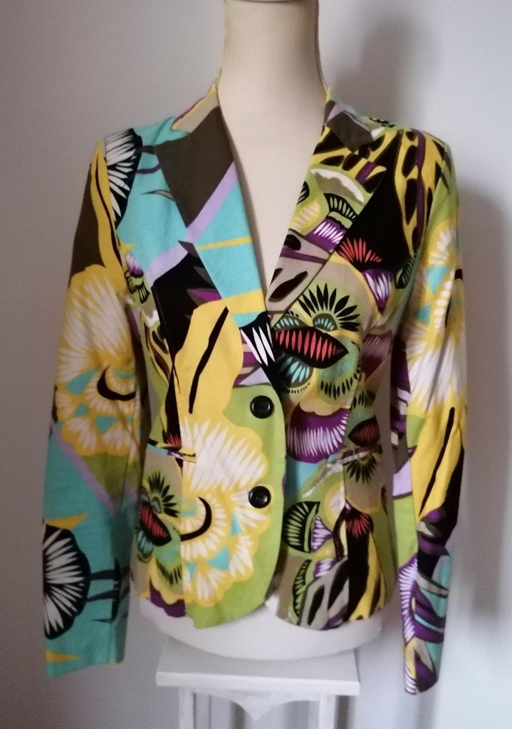 SUPER TRENDY colbertje met gave kleurenprint van LIV mt. S, Meerkleurig, Nieuw, Ophalen of Verzenden, Jasje