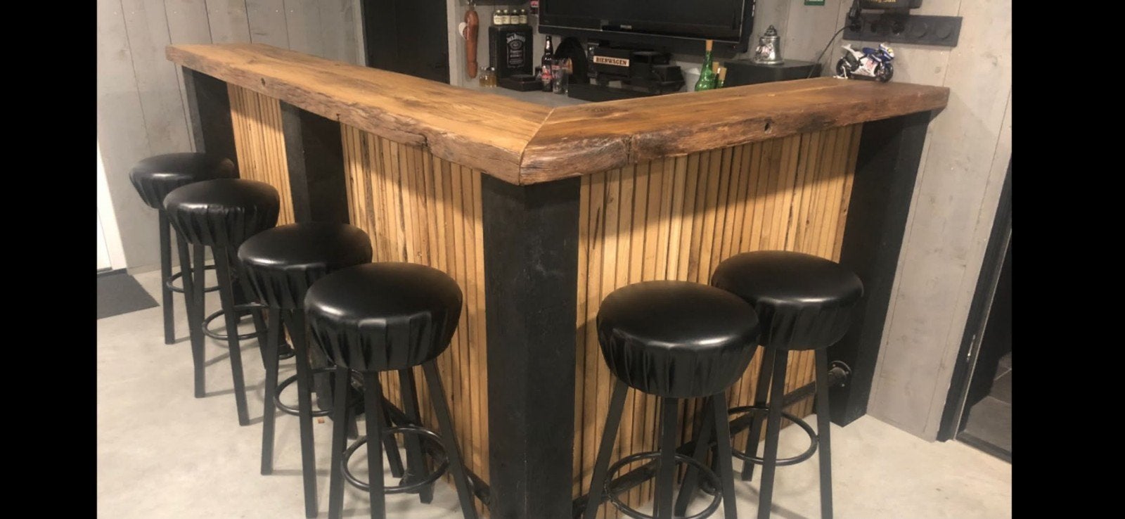 oude eiken latten | wandbekleding | lambrisering, Doe-het-zelf en Verbouw, Hout en Planken, Gebruikt, Minder dan 25 mm, Eiken