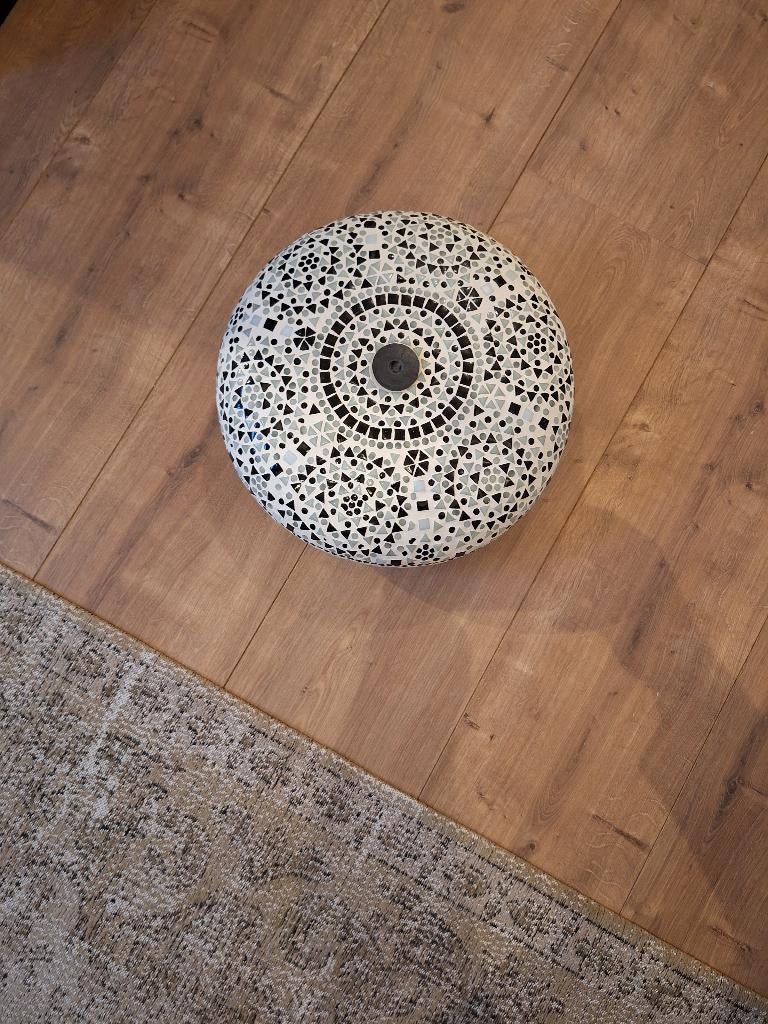 Aangeboden: Oosterse mozaïek plafonnière, Ophalen of Verzenden, Zo goed als nieuw, Glas