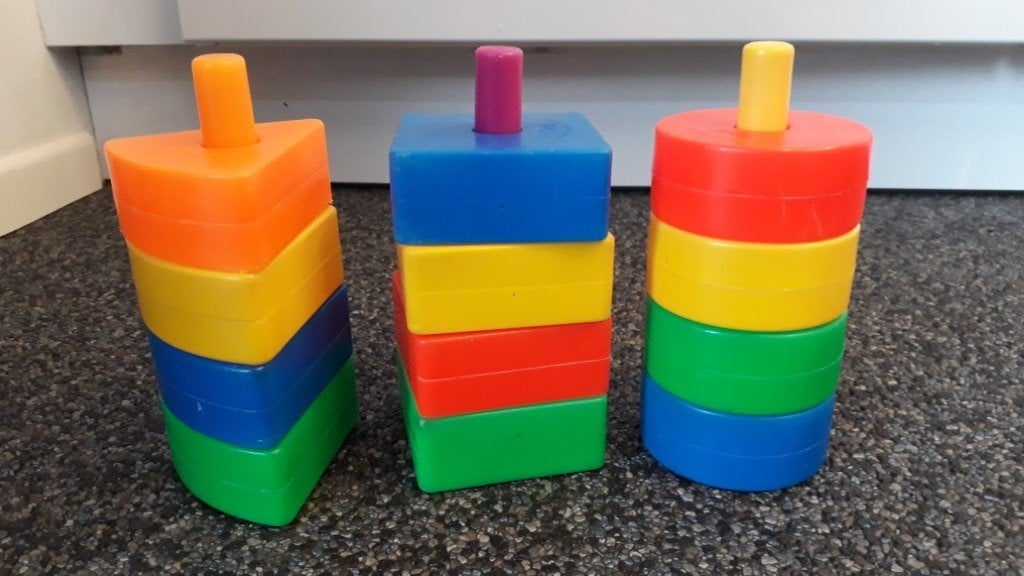 * Vintage Fisher Price Creative blocks 3 sets 78, nr. 666 *, Ophalen of Verzenden, Gebruikt