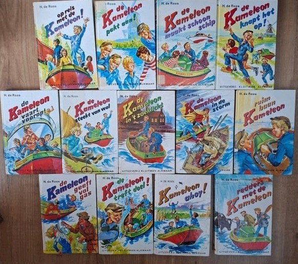 De Kameleon boeken - Grote collectie van H. de Roos, Ophalen of Verzenden, Gelezen, H. de Roos, Fictie algemeen
