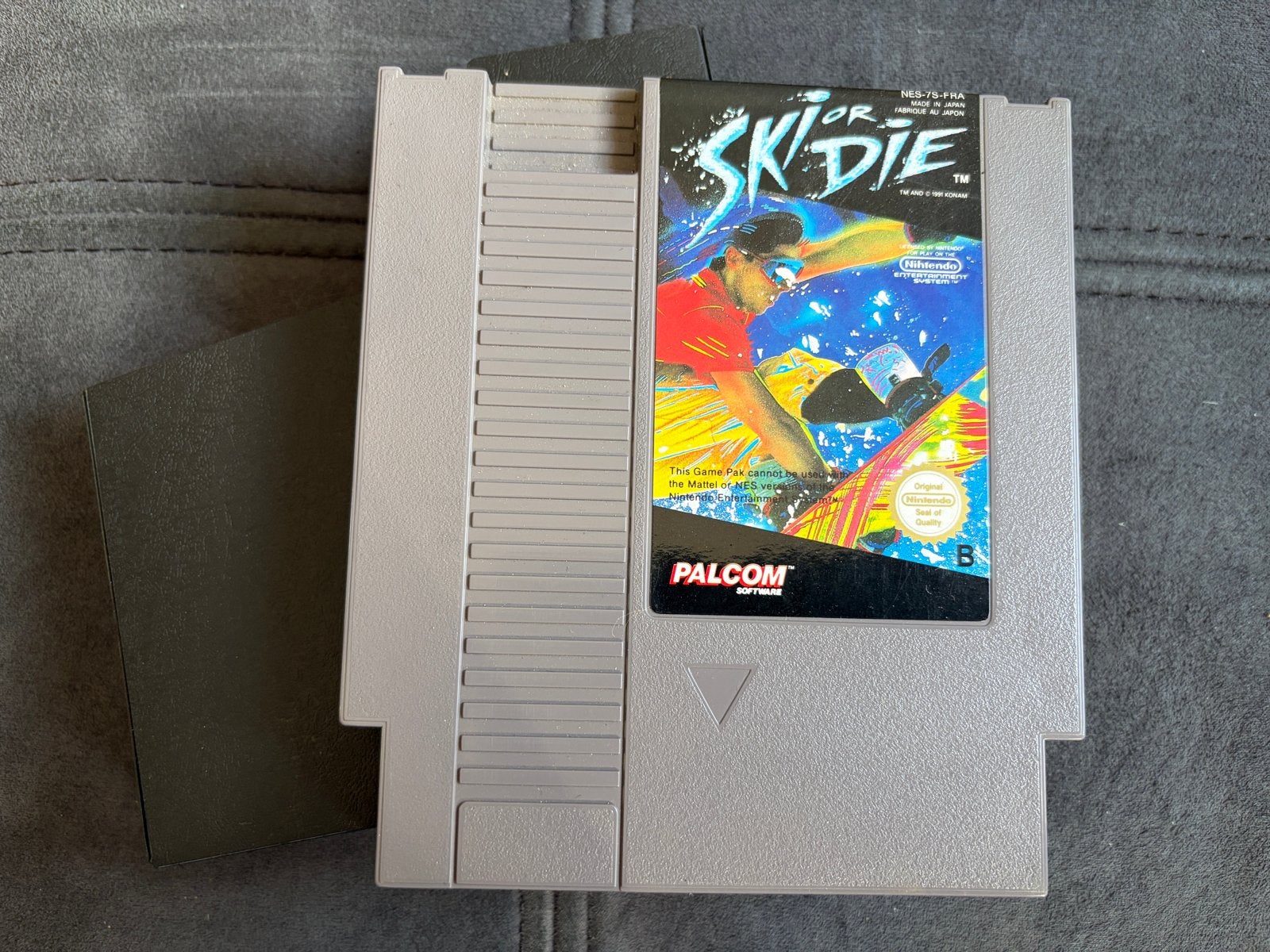 Ski or Die - NES (PALCOM Software), Spelcomputers en Games, Games | Nintendo NES, Ophalen, Gebruikt, 1 speler, Vanaf 3 jaar