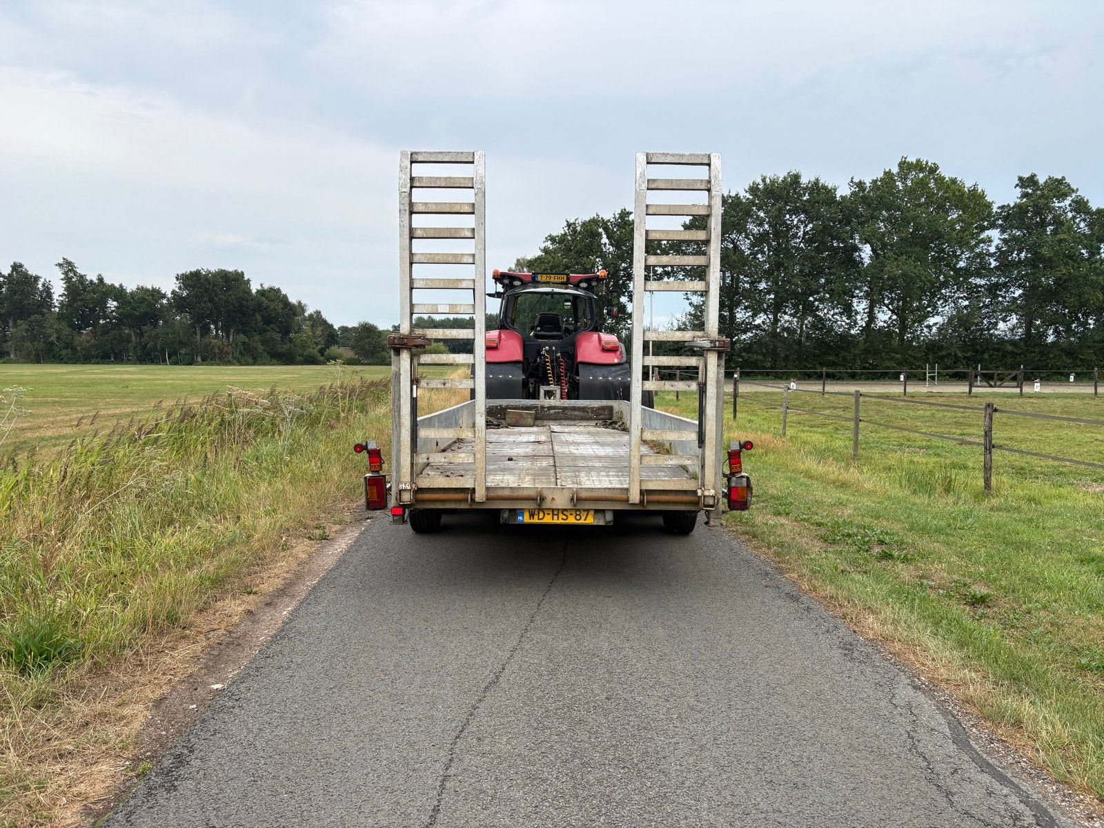Dieplader Snelverkeer oprij aanhanger 7615kg laadvermogen, Auto diversen, Ophalen, Gebruikt
