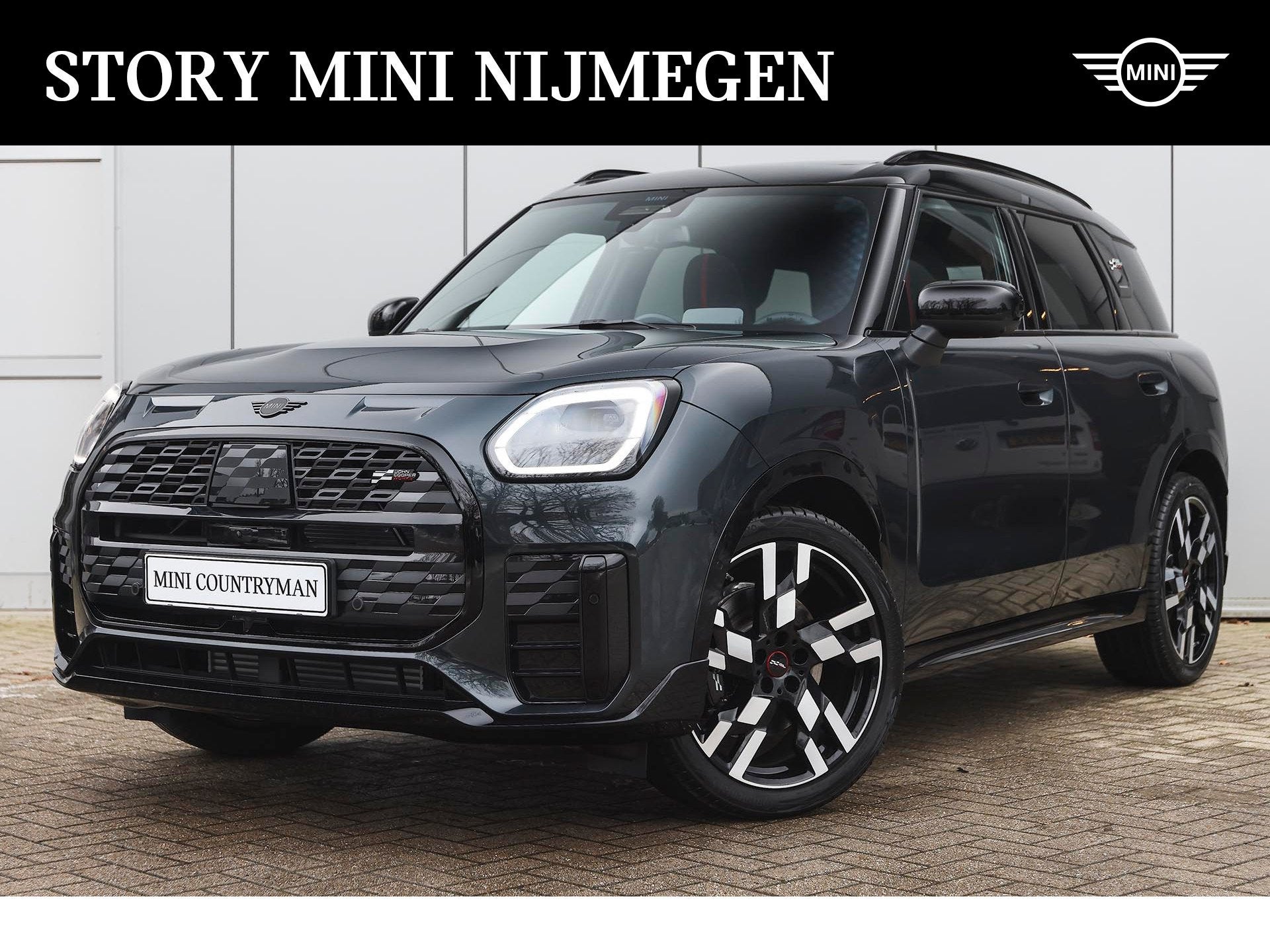 MINI Countryman C JCW Automaat / Panoramadak / Trekhaak / JC, Auto's, Mini, Dealer onderhouden, Met garantie (alle), Leder, Bedrijf
