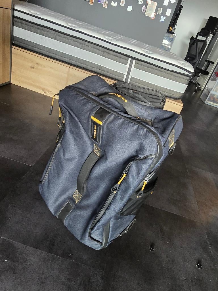 Samsonite SmallTravel Bag / Klein Samsonite Reistas, Ophalen, Wieltjes, 20 tot 30 cm, Blauw