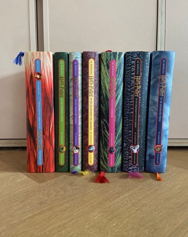 Complete Harry Potter serie - Hardcover met leeslint, Boeken, Verzenden, Gelezen