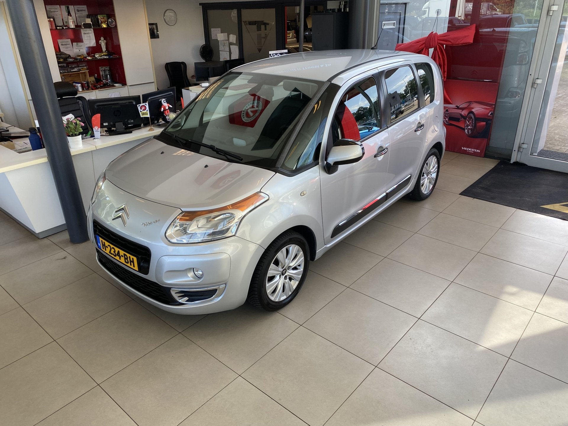 Citroën C3 Picasso 1.6 VTi Aura,Airco,Cruisecontrol,Elektri, Auto's, Voorwielaandrijving, Euro 5, Stof, Gebruikt