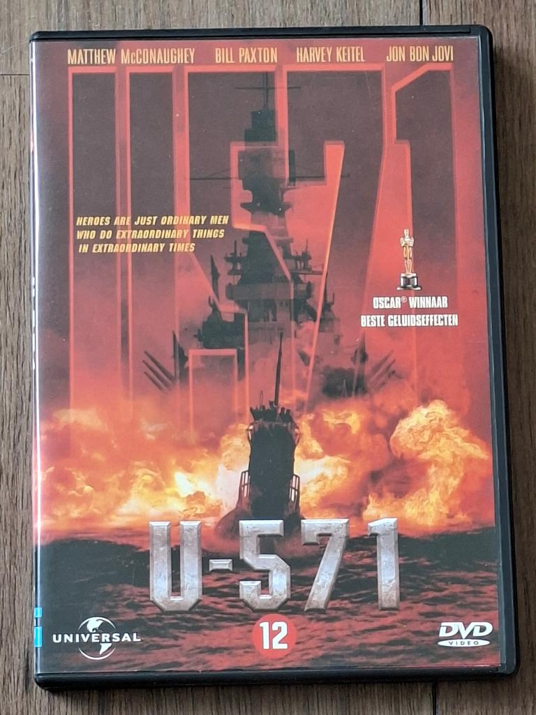 U-571, Cd's en Dvd's, Vanaf 16 jaar, Ophalen of Verzenden, Zo goed als nieuw